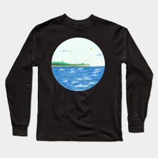 Watercolor Island Day Long Sleeve T-Shirt